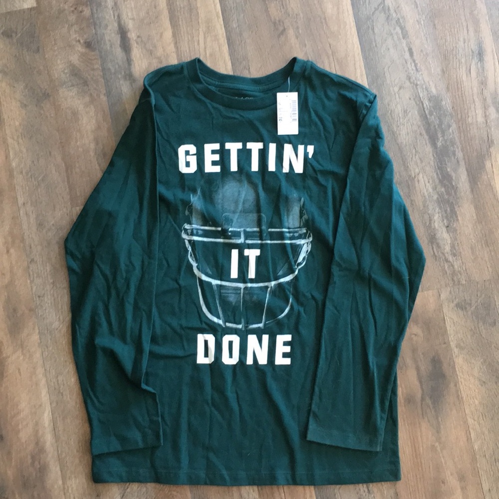 Long sleeved football t-shirt